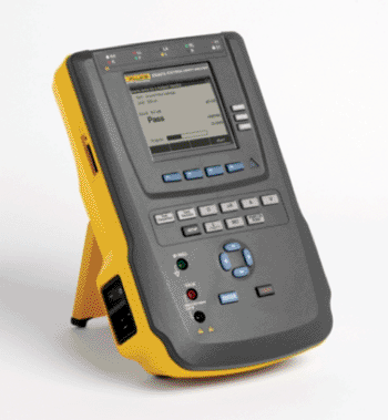 Imagen: El analizador de seguridad eléctrica Fluke ESA615 (Fotografía cortesía de Fluke Biomedical).